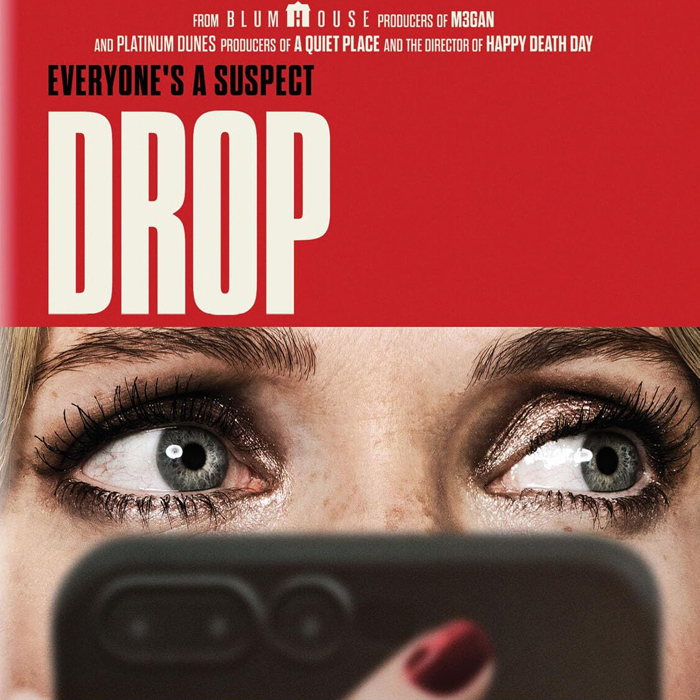 kaset DVD film barat Drop (2025)