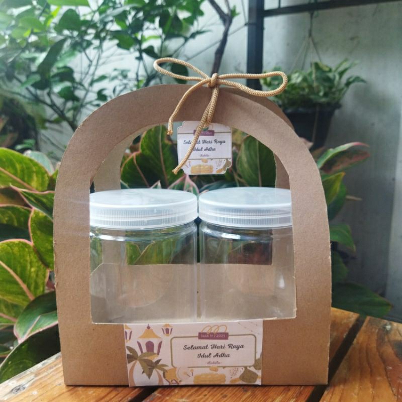 

Packaging Hampers Kue Kering isi 2 Idul Adha