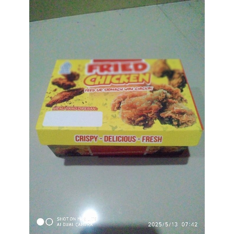 

kotak dus kfc laminasi mantab 50 lembar