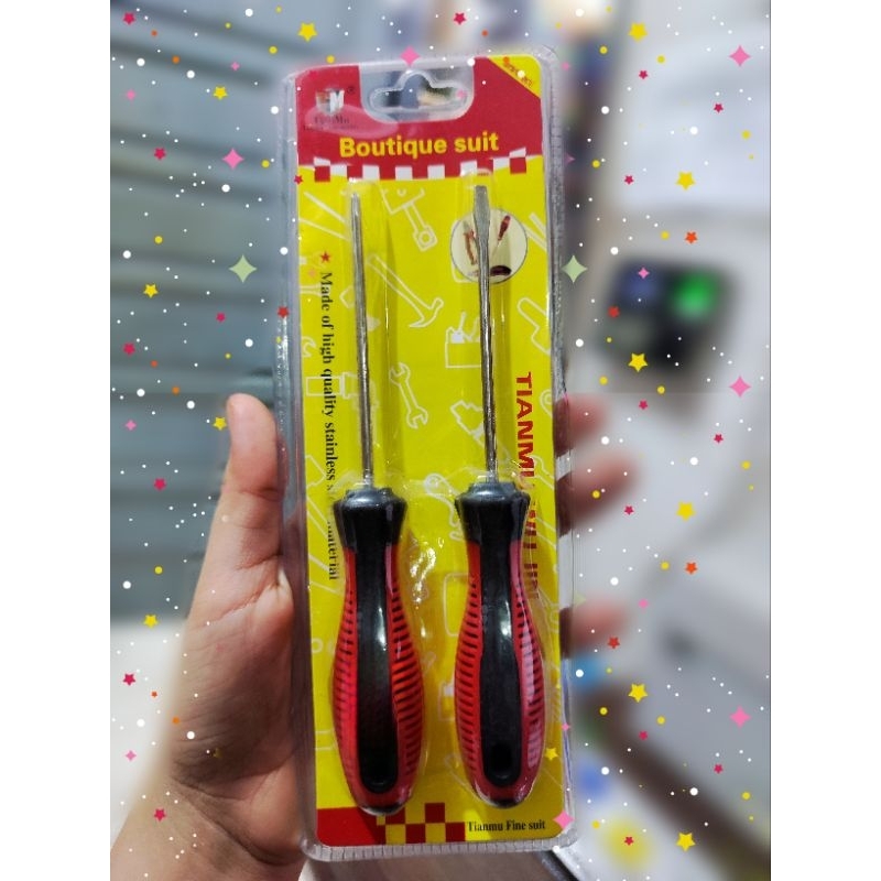 TianMu - Obeng Boutique Suit 2pcs TM-217 / Obeng Plus Minus 2 pcs TianMu Wu Jin Boituque Sit