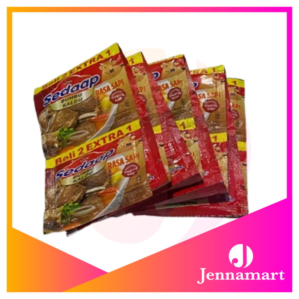 

Bumbu Kaldu Sedaap Rasa Sapi 9g 18pcs