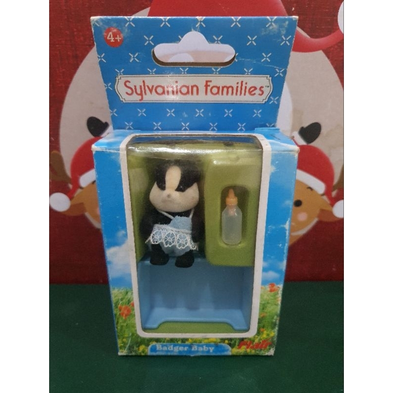 Sylvanian Families Ultra Rare - Badger Baby Boy (Preloved)