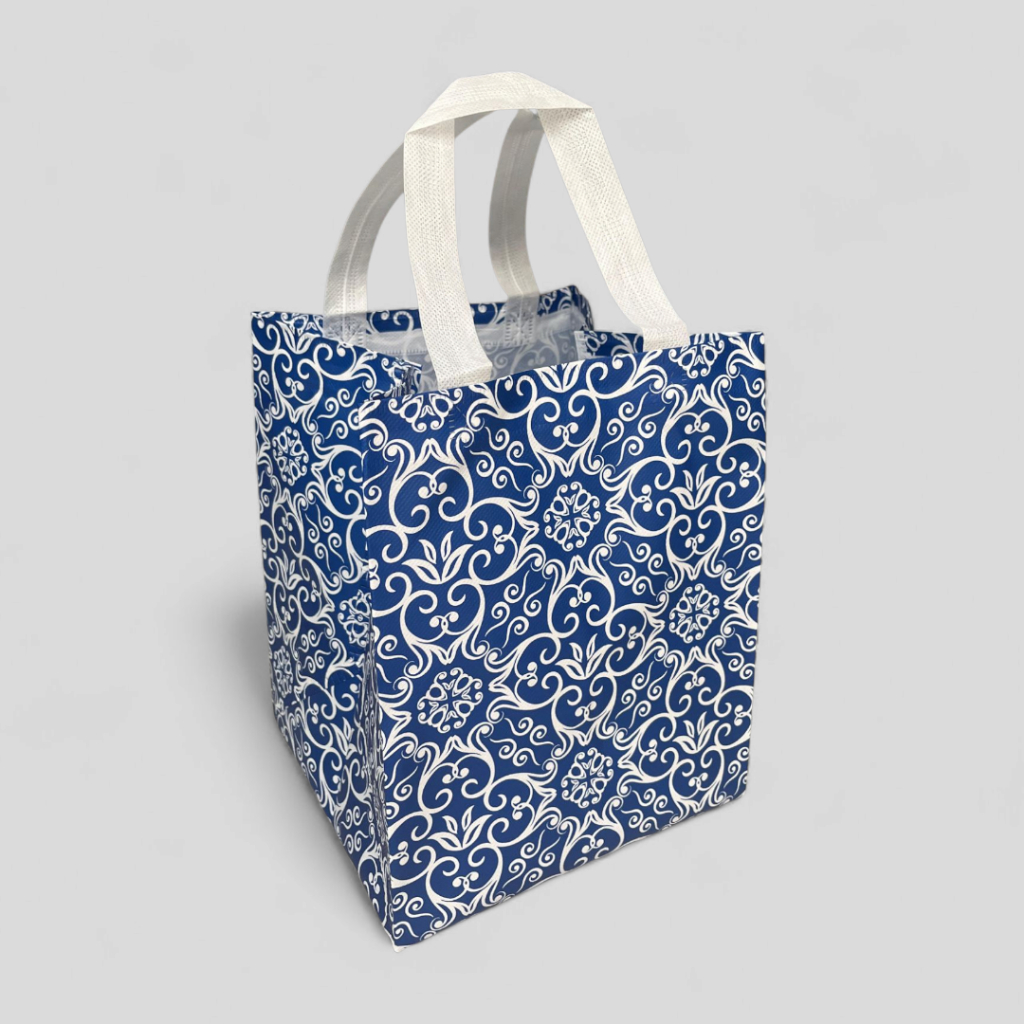 

(12 Pcs) PREMIUM Tas Hajatan Laminasi Batik Uk 22x22 / Untuk Box Nasi 20x20 cm