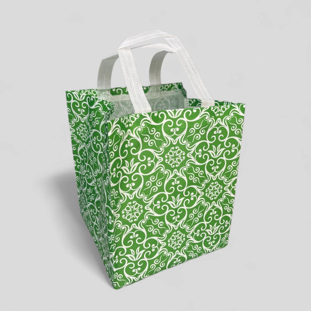 

(12 Pcs) PREMIUM Tas Hajatan Laminasi Batik Uk 22x22 / Untuk Box Nasi 20x20 cm