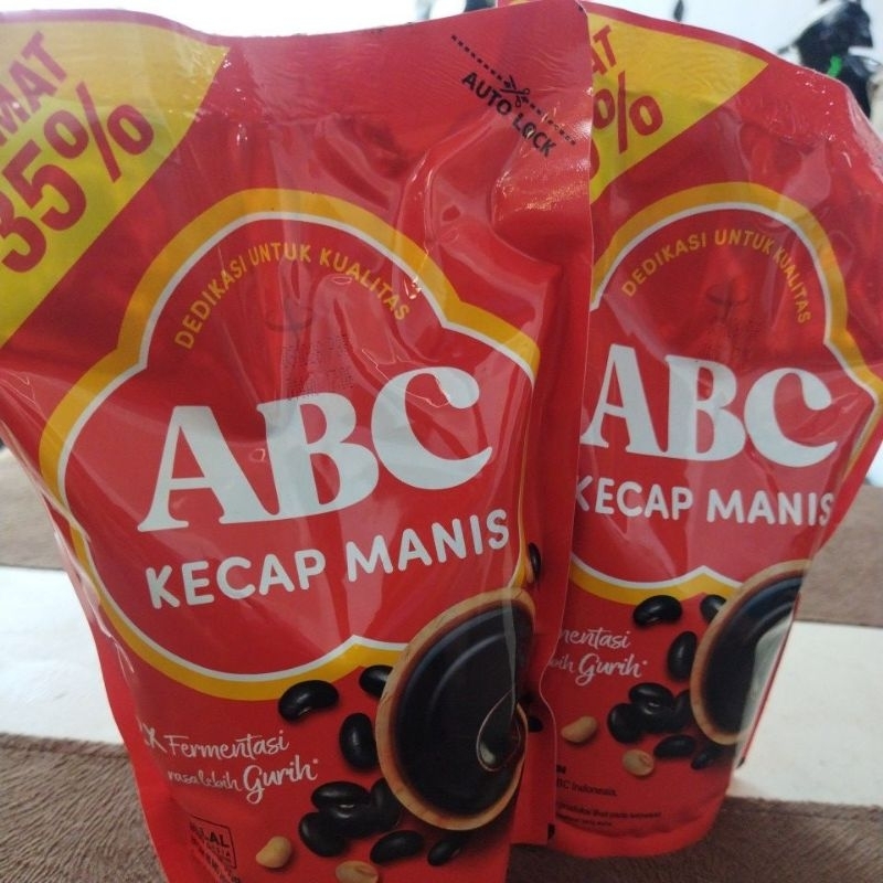 

Paket Hemat 2 pcs Kecap ABC 600 gram refil cuma 30 ribuan
