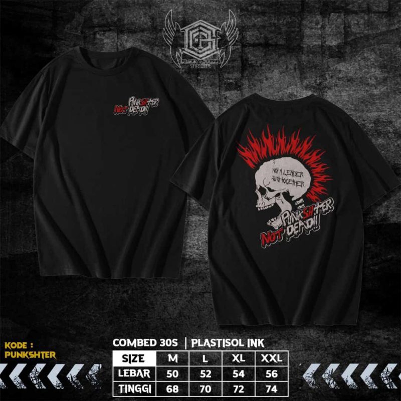 KAOS PUNKSHTER KEREN KAOS PUNKSHTER BASIC