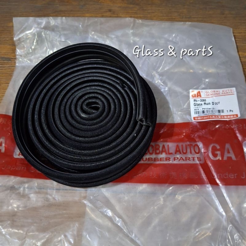 KARET RUN CHANEL/KARET REL KACA PINTU DEPAN/BELAKANG PANTHER LAMA/KOTAK