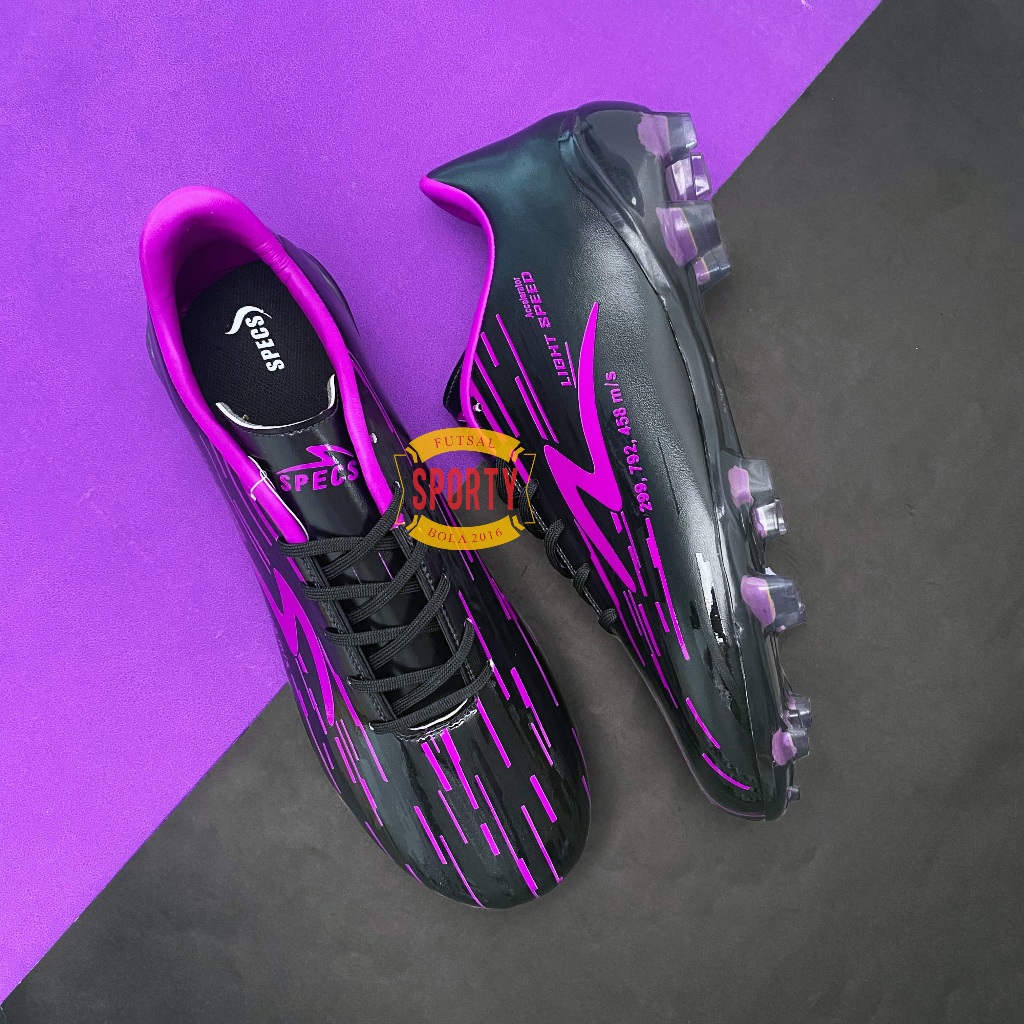 Terlaris Original Sepatu Bola Specs Ls Reborn Warna Hitam Ungu Terbaru Garansi Toko Apabila Tidak