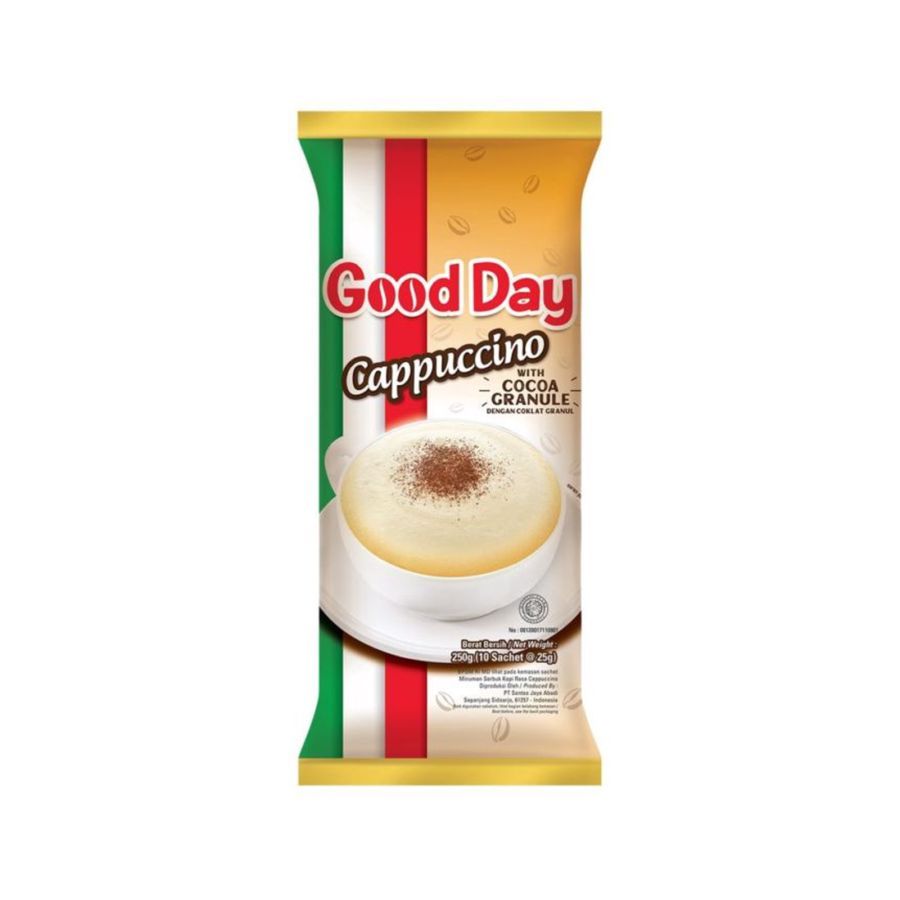 

Good Day Cappuccino 1 Pack (10 x 25 Gr)