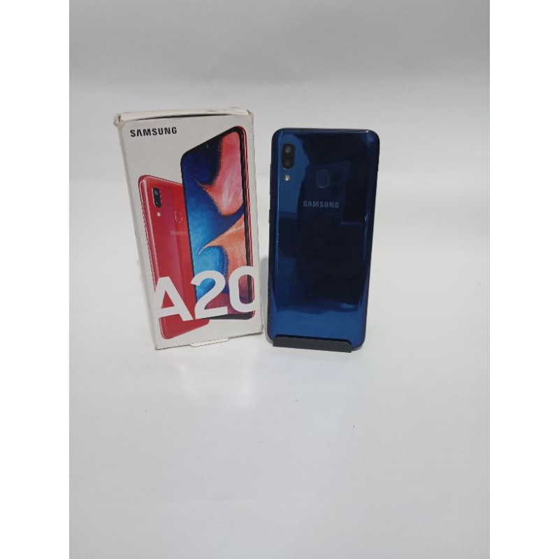 Hp Second Termurah Samsung A20 Berkualitas Ram 3/32 GB Normal Baik