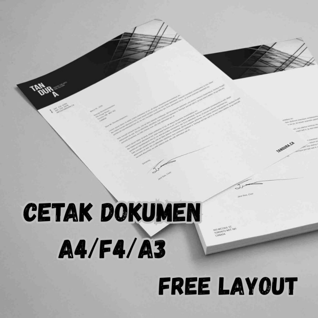 

Jasa Dokumen Cetak Hitam Putih Laser