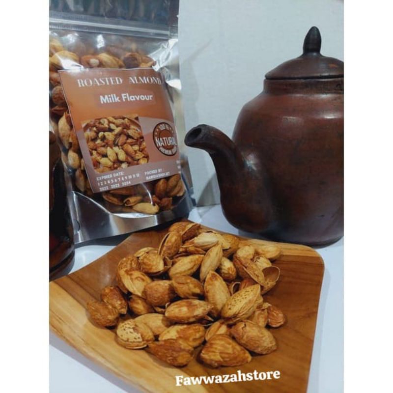 

Kacang Almond Panggang Susu Roasted 1 Kg Kulit Manis Gurih Enak Jakarta