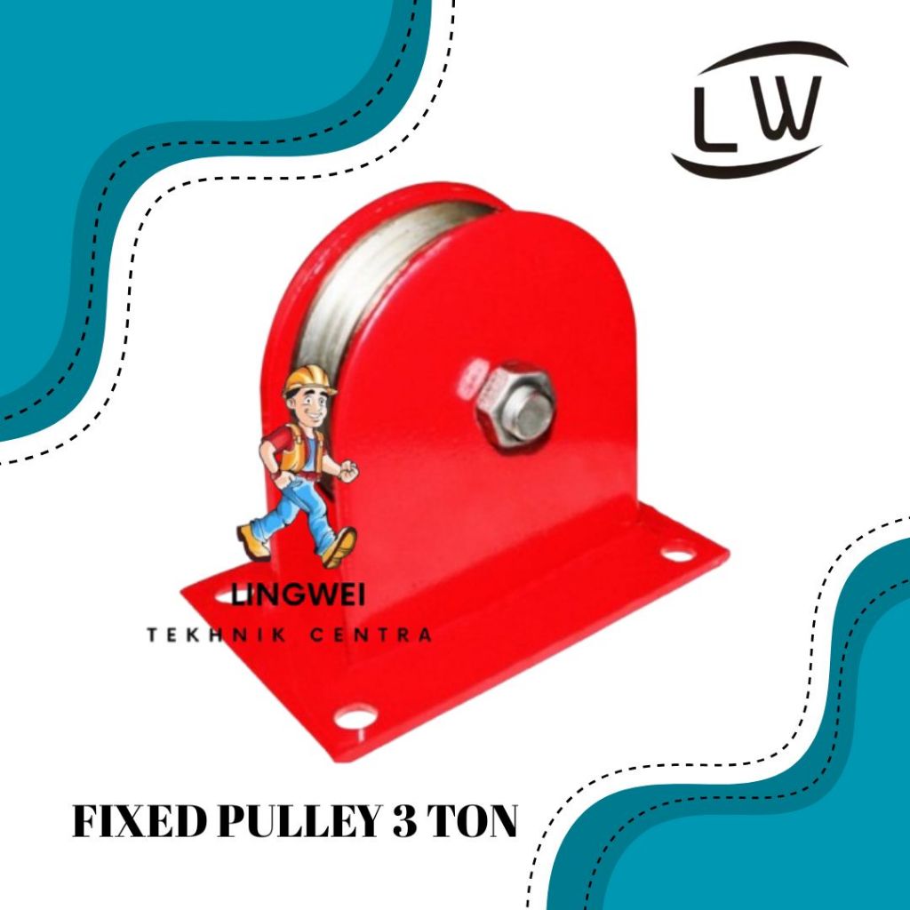 FIXED PULLEY 3 TON / KATROL PULLEY TETAP 3 TON / KEREKAN KATROL 3 TON