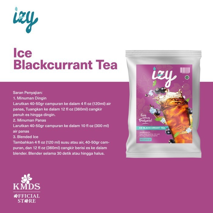 

IZY BLACKCURRANT ICE TEA