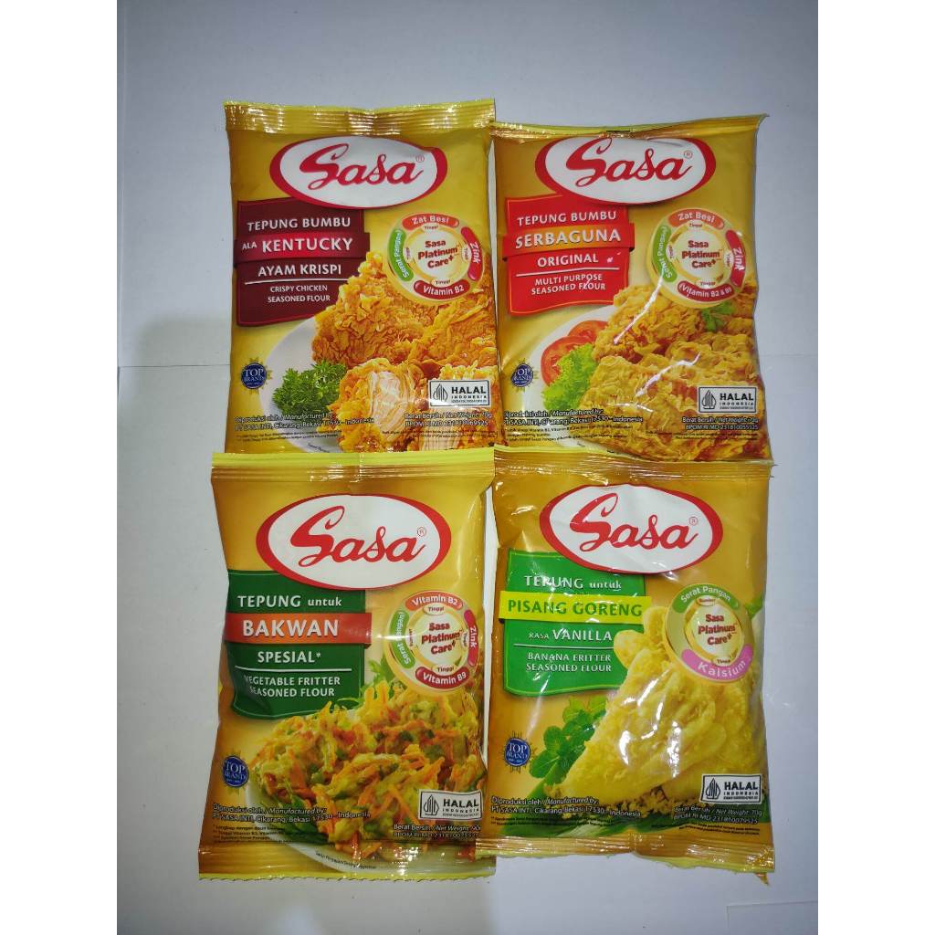 

1 Sachet Sasa Tepung Bumbu Instant Kentucky / Bakwan / Pisang Goreng / Serbaguna