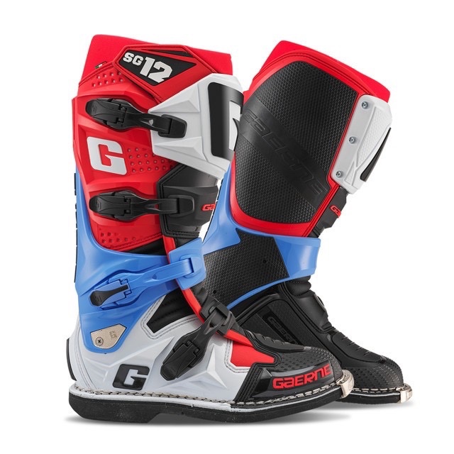 GAERNE SG12 REALM BLUE RED 2025 Boots GAERNE SG12 Realm 2025 Sepatu Boots Gaerne SG12 Realm Original
