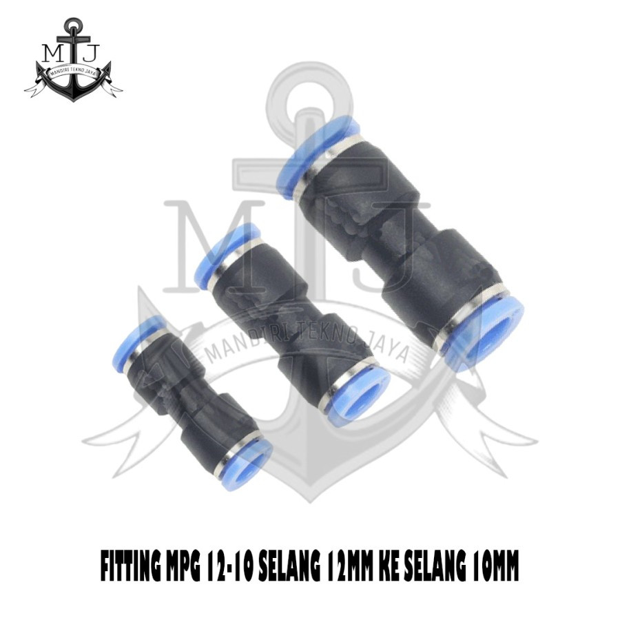 FITTING MPG 12-10 SELANG 12MM KE SELANG 10MM