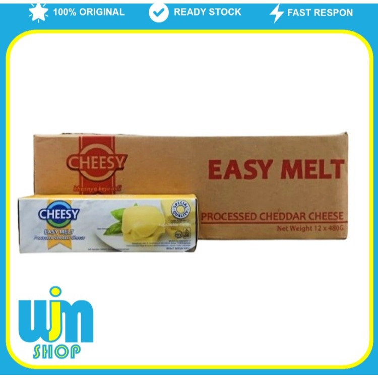

Cheesy Easy Melt 480gr x 12 pcs [1DUS] Keju Meleleh WJM