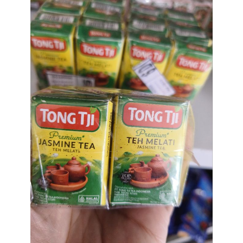 

Tong Tji Premium Teh Melati Kemasan 1 Pack isi 10 Bungkus