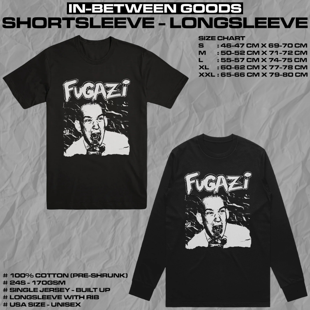 FUGAZI - SCREAM | T-SHIRT | LONGSLEEVE | BAND MERCH