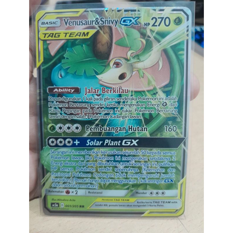 Venusaur & Snivy Gx