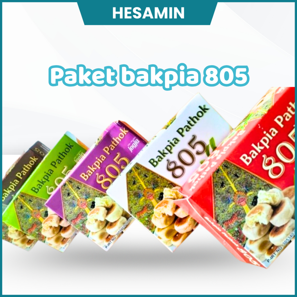 

Bakpia Pathok 805 Kering Paket Bundling (10 box isi 10) dan ( 5 box isi 20)