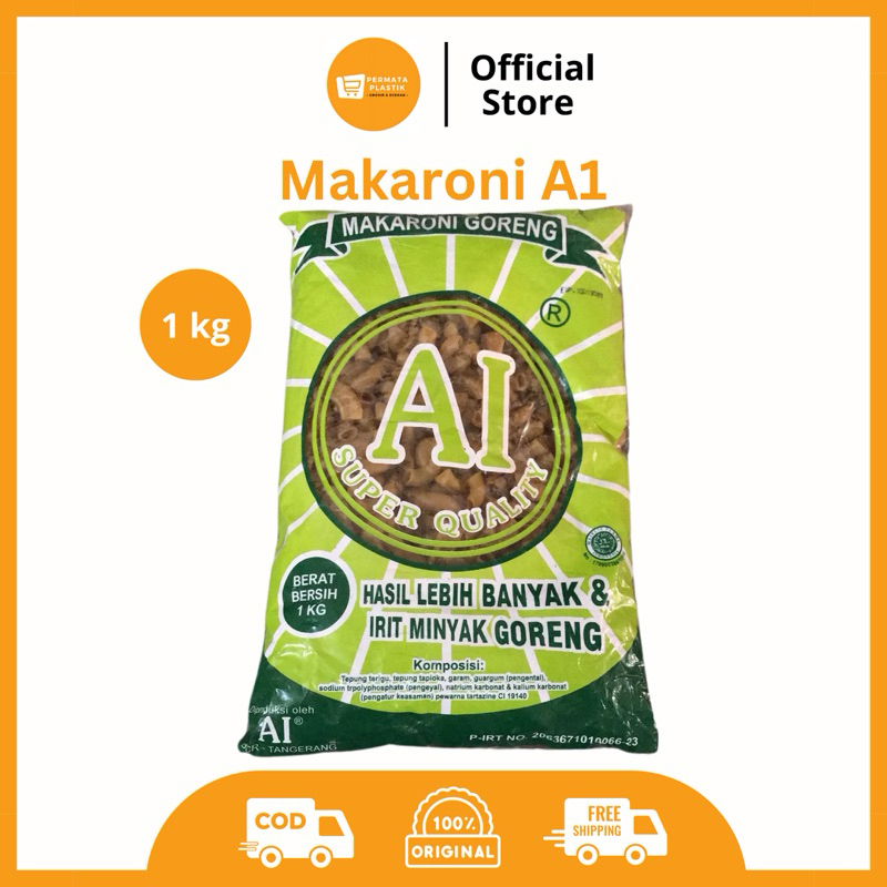 

Kerupuk Makaroni A1 Macaroni Pipa Mentah Hasil Kembang Kemasan 1 Kg