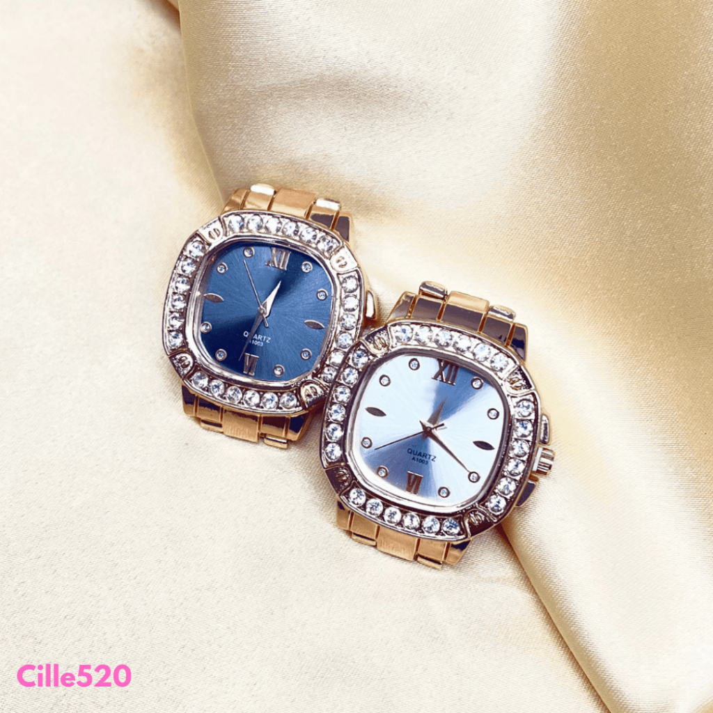 Jam Tangan Wanita Analog Tali Rantai Chic Feminin Elegan Clean Luxe Quartz | J-AN157