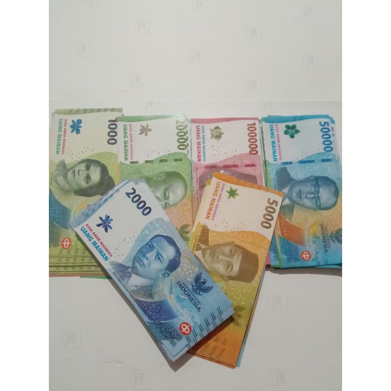 Uang mainan 100 lembar/uang kertas mainan