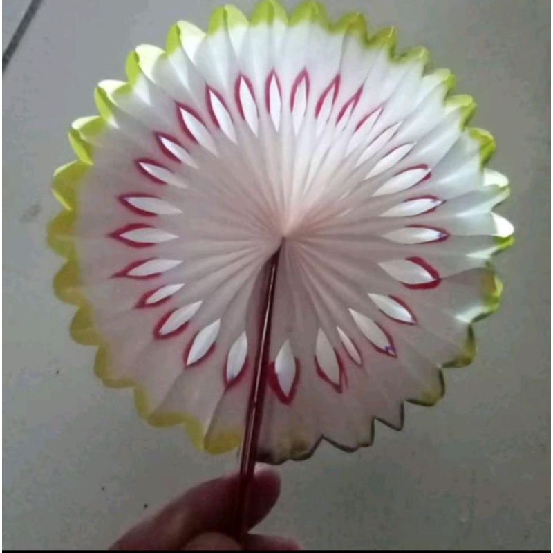 mainan jadul kipas kertas