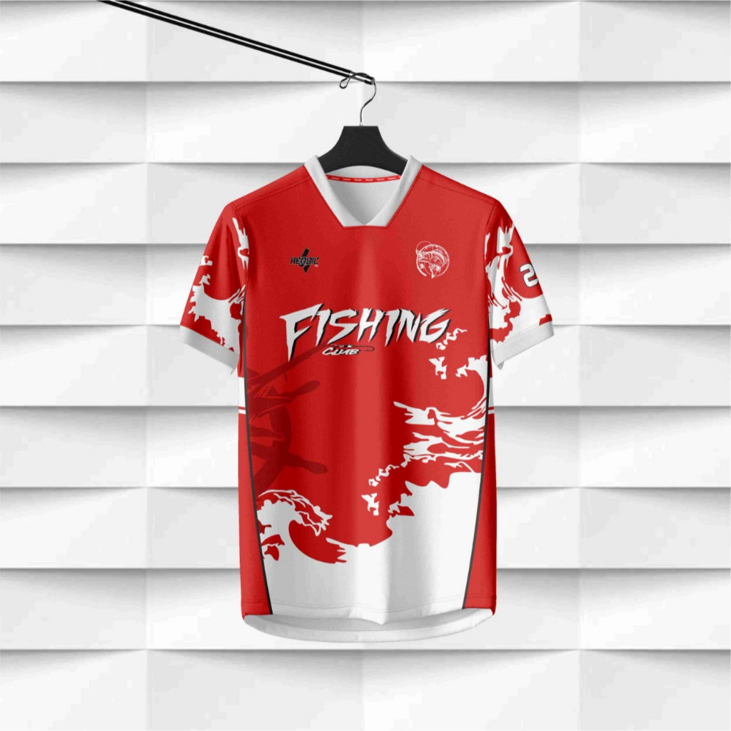 Kaos Mancing Full Printing - Anti Panas - Anti UV - Jersey Premium