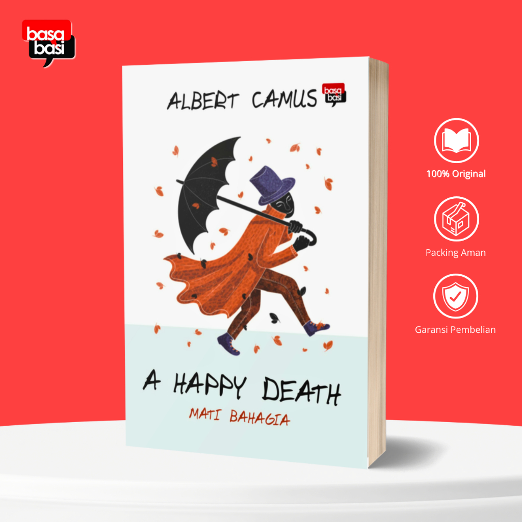 Basabasi- Buku Novel A Happy Death (Mati Bahagia) Albert Camus