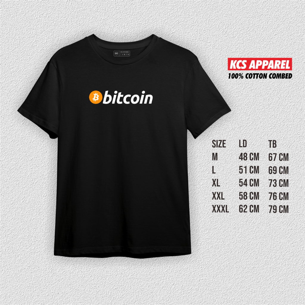 kaos timothy ronald btc premium cotton combed kcs apparel