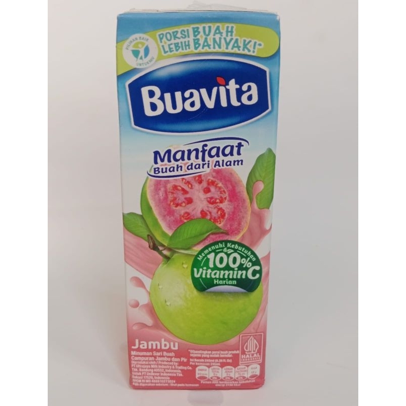 

Jus Jambu BUAVITA Kemasan Kotak 245ml