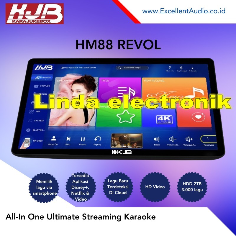 karaoke player kjb hm88 revol / hm 88 KJB HM88 REVOL  / KJB HM 88 REVOL ORIGINAL