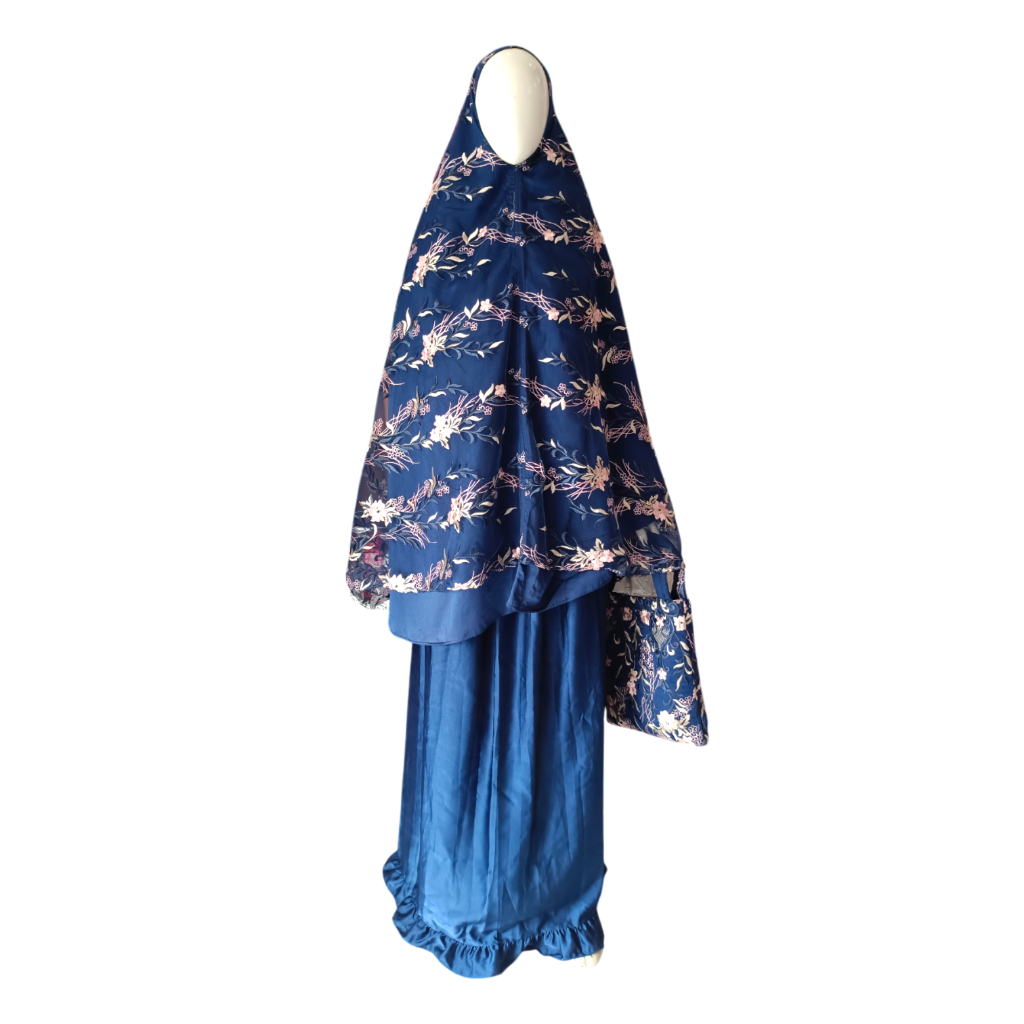 Mukena Mewah Full Bordir Satin