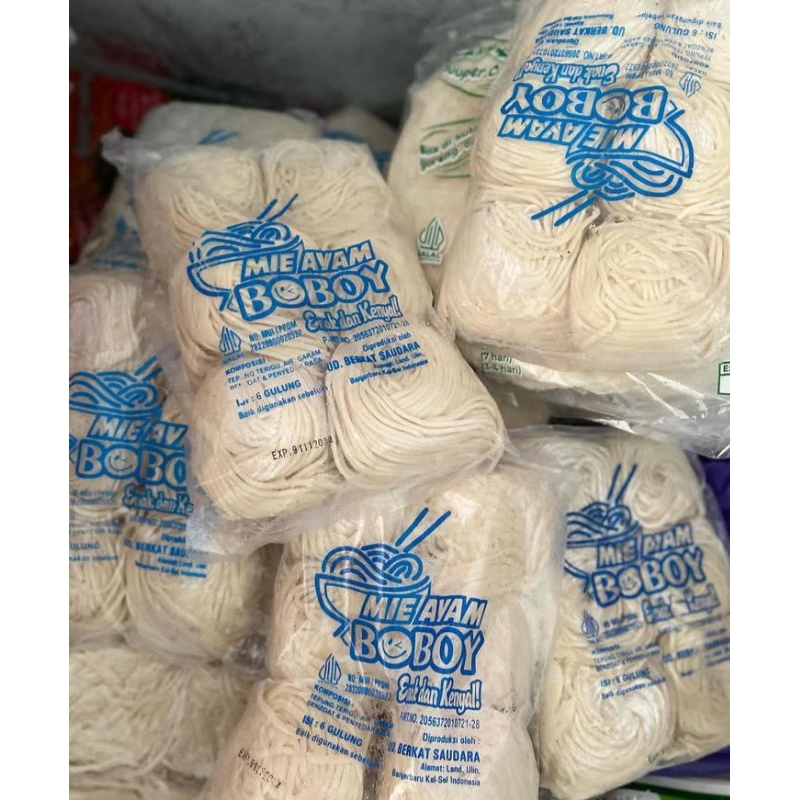 

Mie ayam basah boboy isi 6pcs