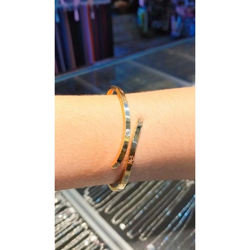 GELANG OVAL EMAS ASLI KADAR 6K & 8K.   Harga Mulai 750.000/gram.