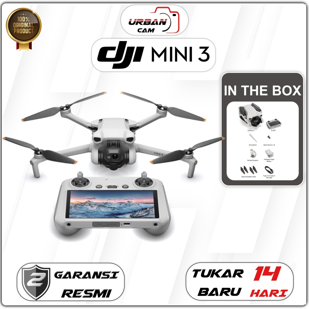 DJI Mini 3 Drone with DJI RC Remote / DJI Mini 3 with RC-N1 Remote