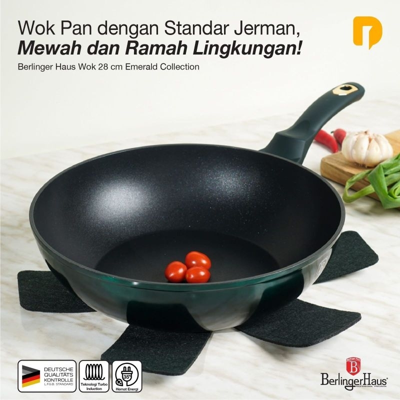 Berlinger Haus Emerald Wok 28cm