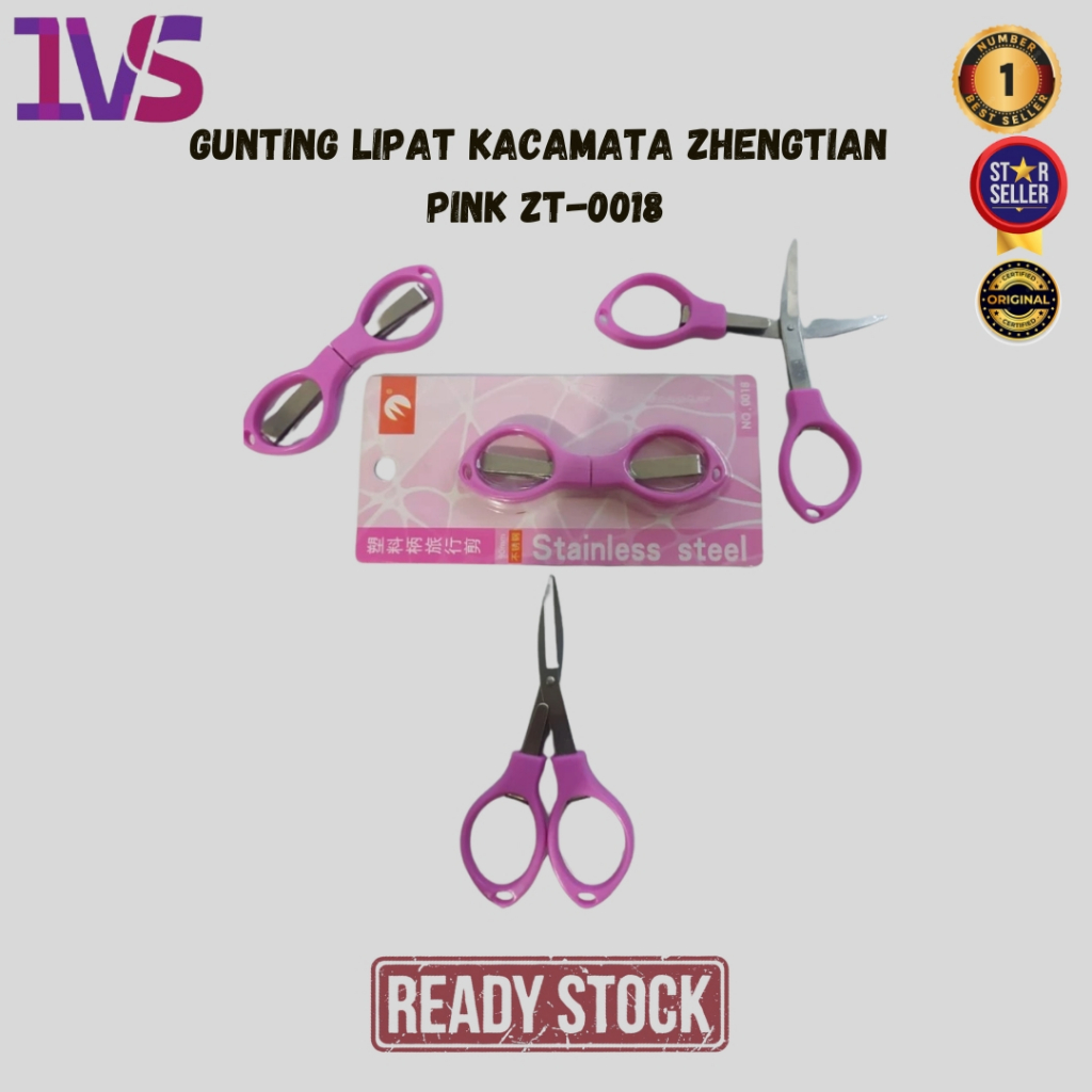 

Gunting Lipat Kacamata ZhengTian Pink ZT-0018 Original Product