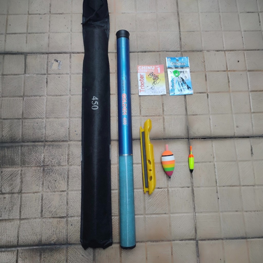 Siap Pakai Set Joran tegek daido / elito / Shikari murah 210/300/360/450 bahan fiber