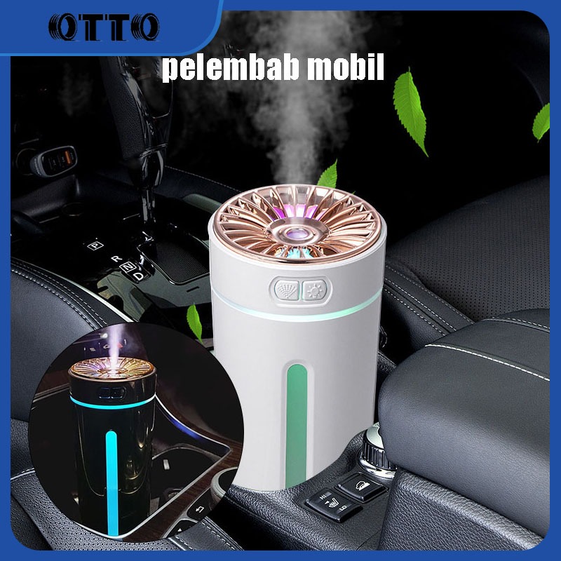 Car Air Humidifier USB Rumahan Mobil Meja Tanpa Kabel Portabel Kapasitas 300ml Car Diffuser Humidifi