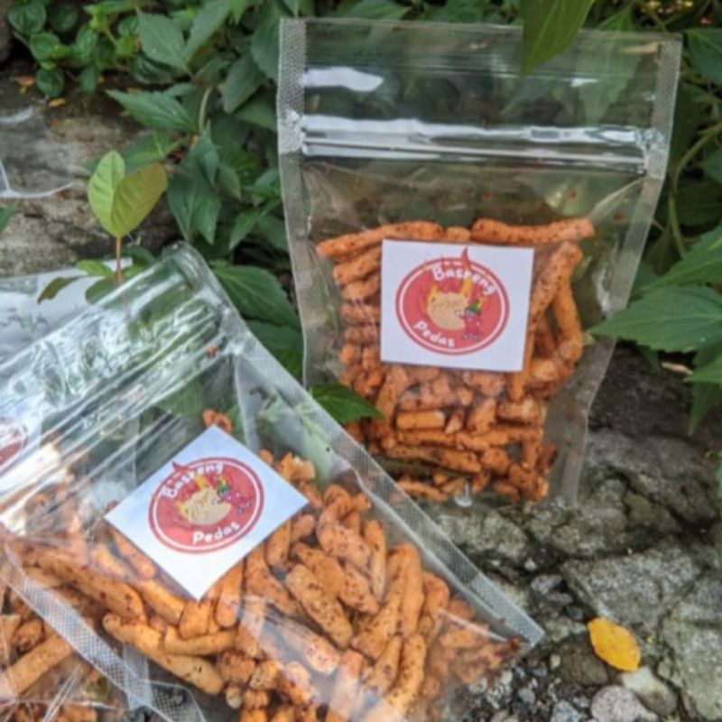 

[100 Gram] Basreng Pedas Nampol – Camilan Gagal Move On!