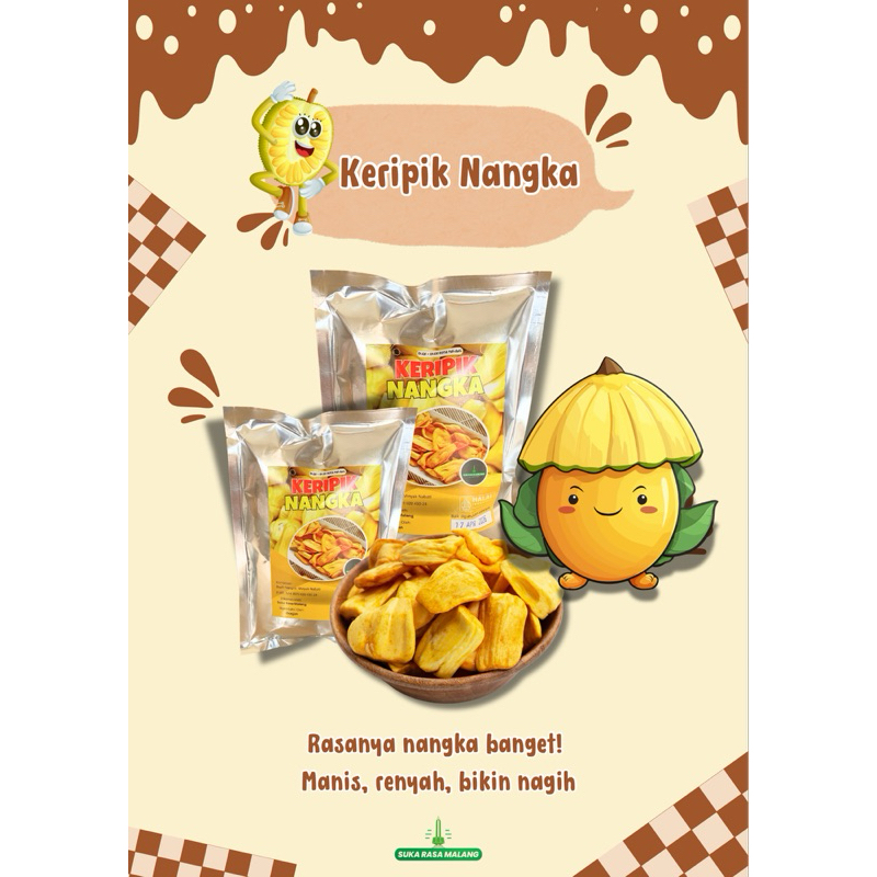 

Keripik Buah Nangka khas oleh oleh kota Batu Malang