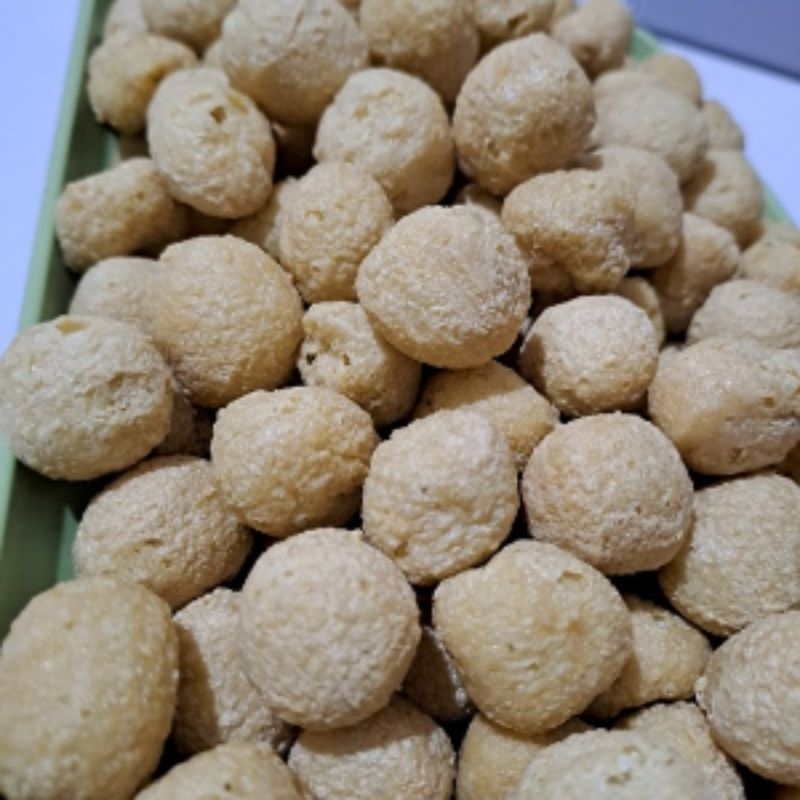 

Kerupuk Tahu Bulat Pong Enak Gurih Renyah 150 gr