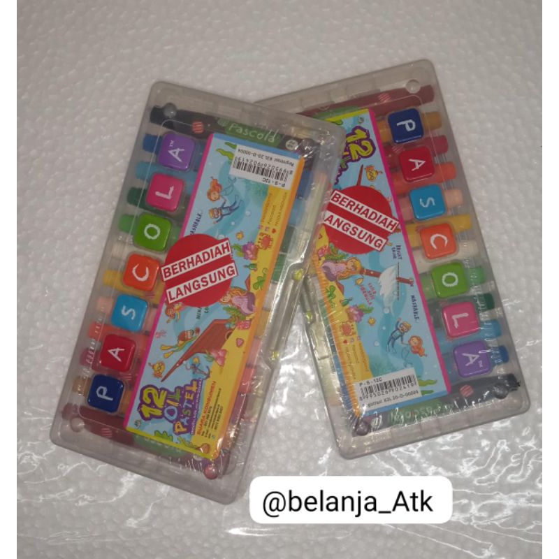 

CRAYON / OIL PASTEL PASCOLA 12 WARNA