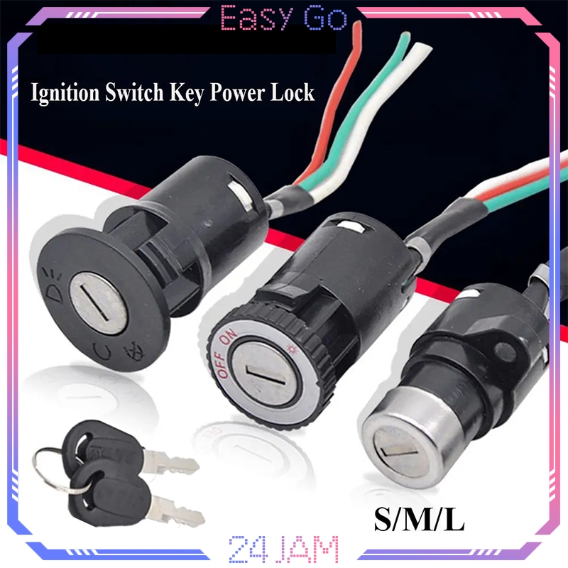 Kunci Kontak Sepeda Listrik 3 Pin Switch On Off Kunci Sepeda Listrik Sepeda Listrik Skuter Elektrik 
