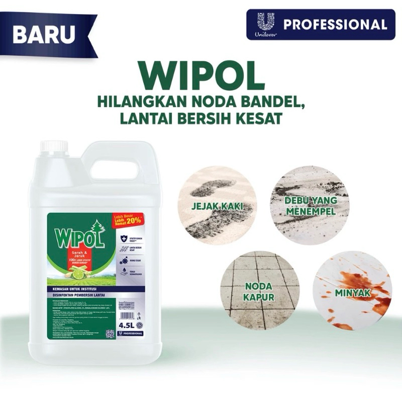 WIPOL Professional 4,5 Liter Aroma Sereh