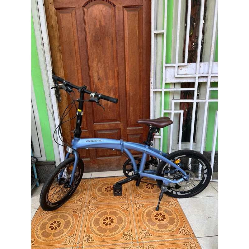 Sepeda lipat Pacific Noris 3.0 22 inch blue